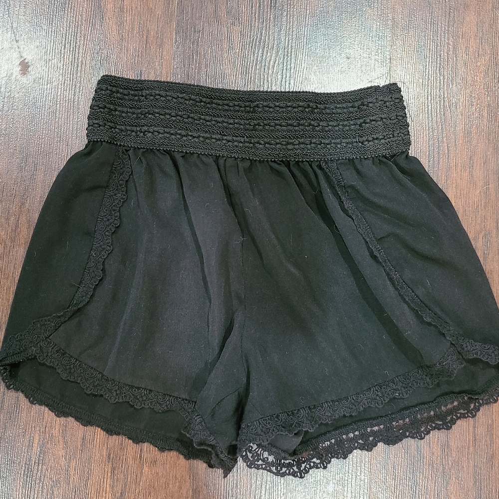 Dressy black shorts